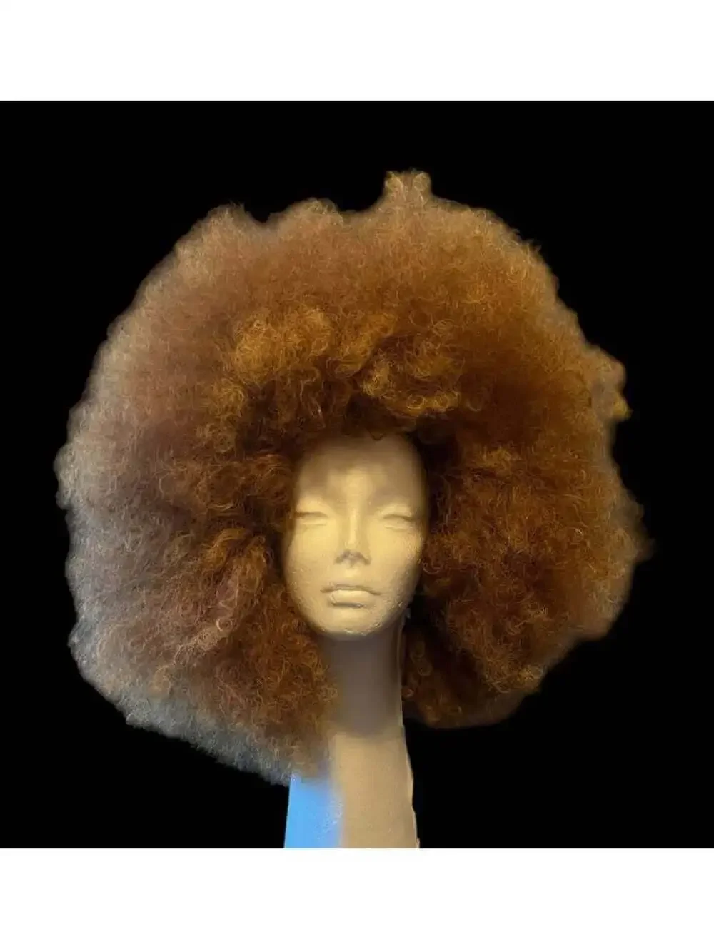 Honey Blonde Afro Wig